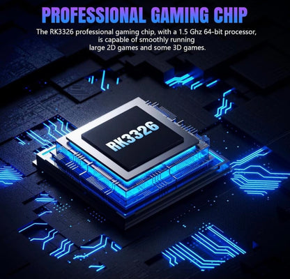 Portable Handheld Gaming Console with LED Joystick | HD Screen Retro Game Player with Accessories