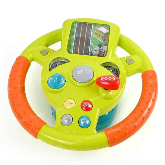 Electronic Steering Wheel - Forward, Reverse, Parking (Sound & Light) - Assorted Colors (3-8 Years)