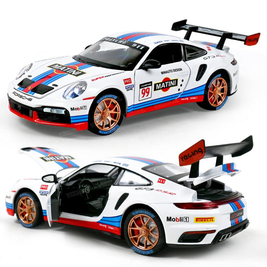 VikriDA Big Size 1:24 Scale Metal Martini Alloy Scale Model Car Toy - Simulation Collection Model Toy Car, Red
