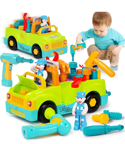Kids Tool Truck Playset – Interactive Construction Vehicle Toy