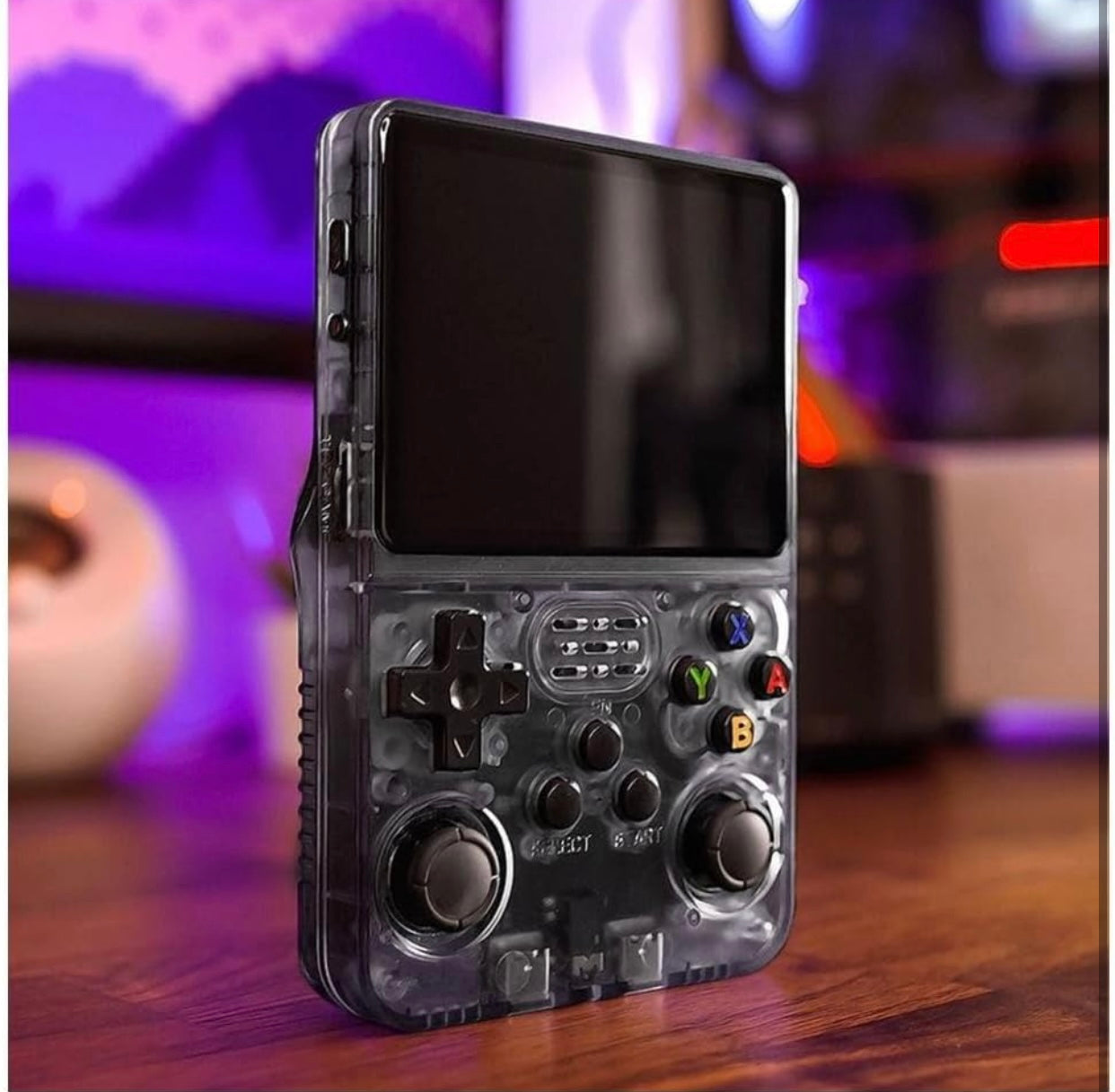 Retro Handheld Gaming Console with Large Display | Portable Game Player with Controller, Earphones & Storage Case