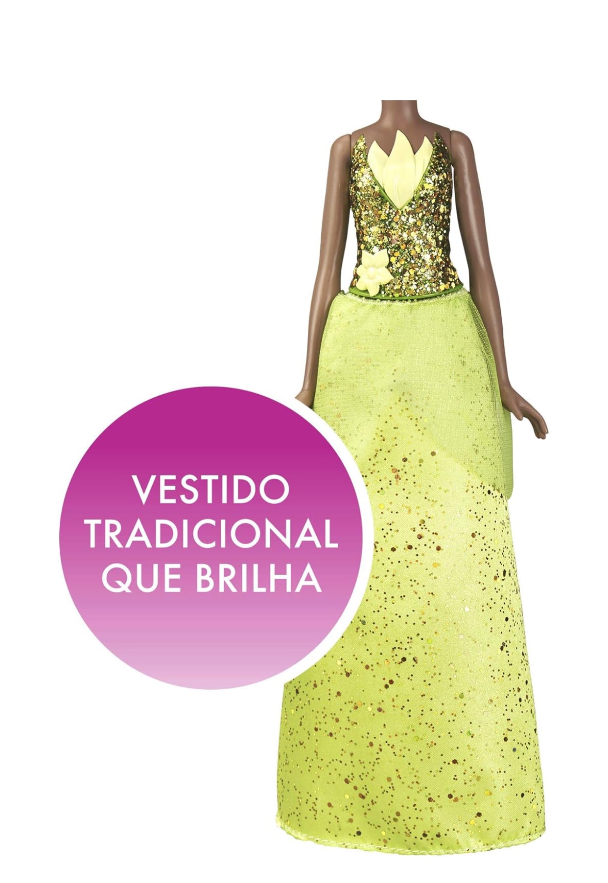 Disney Princess Royal Shimmer – Princess Tiana Doll (Green Gown)