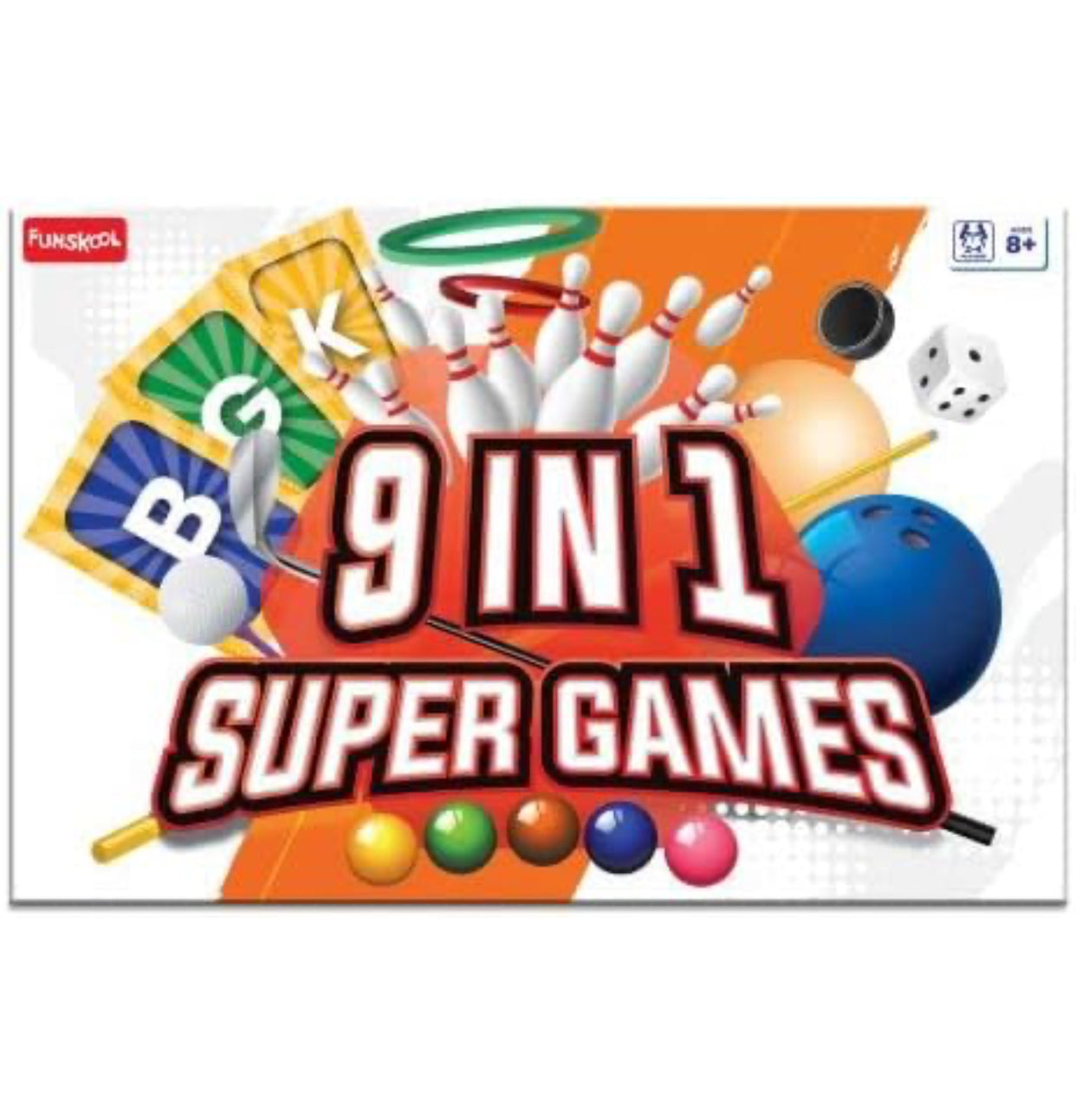🎉 Funskool 9-in-1 Super Games – Non-Stop Family Fun in One Box!