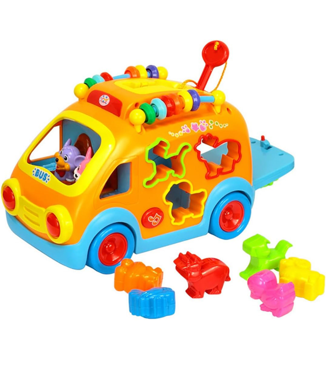 Shape-Sorting Musical Activity Bus – Early Learning Educational Toy