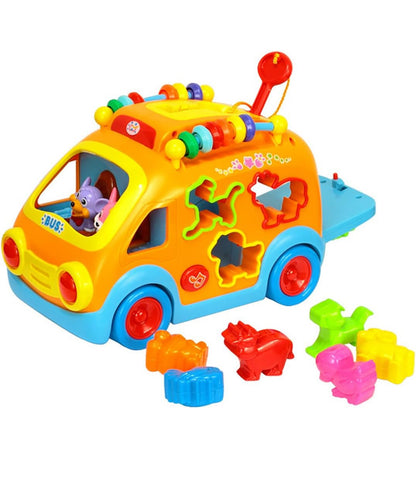Shape-Sorting Musical Activity Bus – Early Learning Educational Toy
