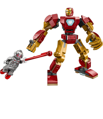 LEGO Marvel Iron Man Mech vs. Ultron (76307) – Buildable Superhero Action Figure Set