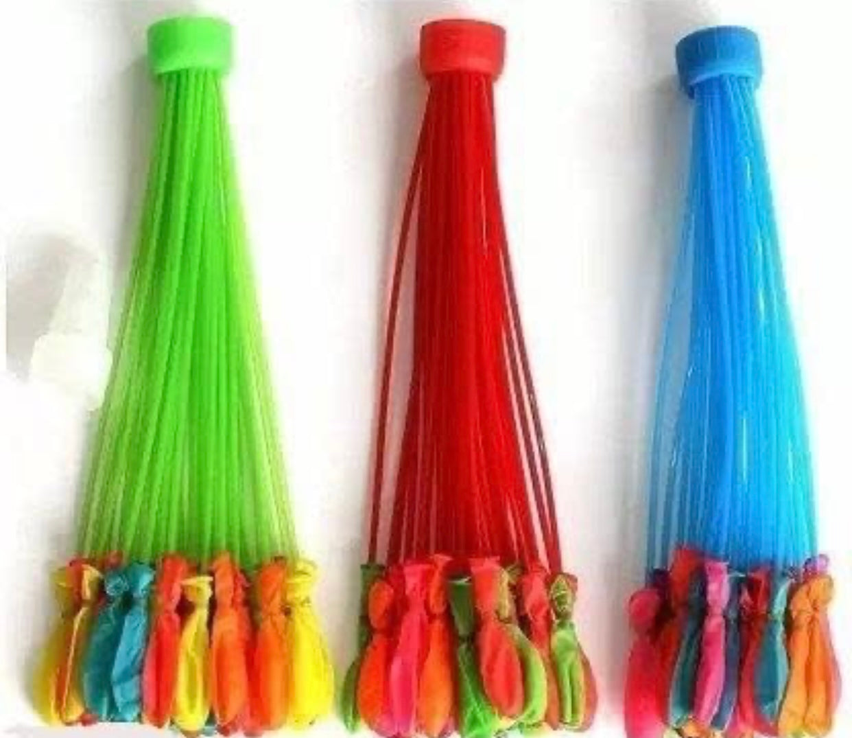 Happy Baby Self-Sealing Water Balloons – 111 pcs Quick Fill Bunch O Balloons (Fill & Tie 60 Seconds)