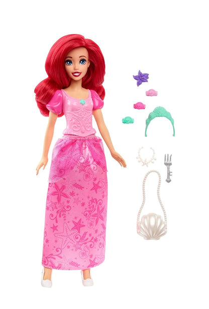 Princess Ariel-Style Fashion Doll – Getting Ready Set with Accessories (3+)