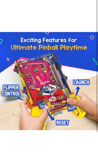 Smartivity Mini Pinball | DIY STEAM Building Kit for Kids 6-12 | Pocket-Sized Fun | Learn Physics & Engineering | Eco-Friendly STEM Toy