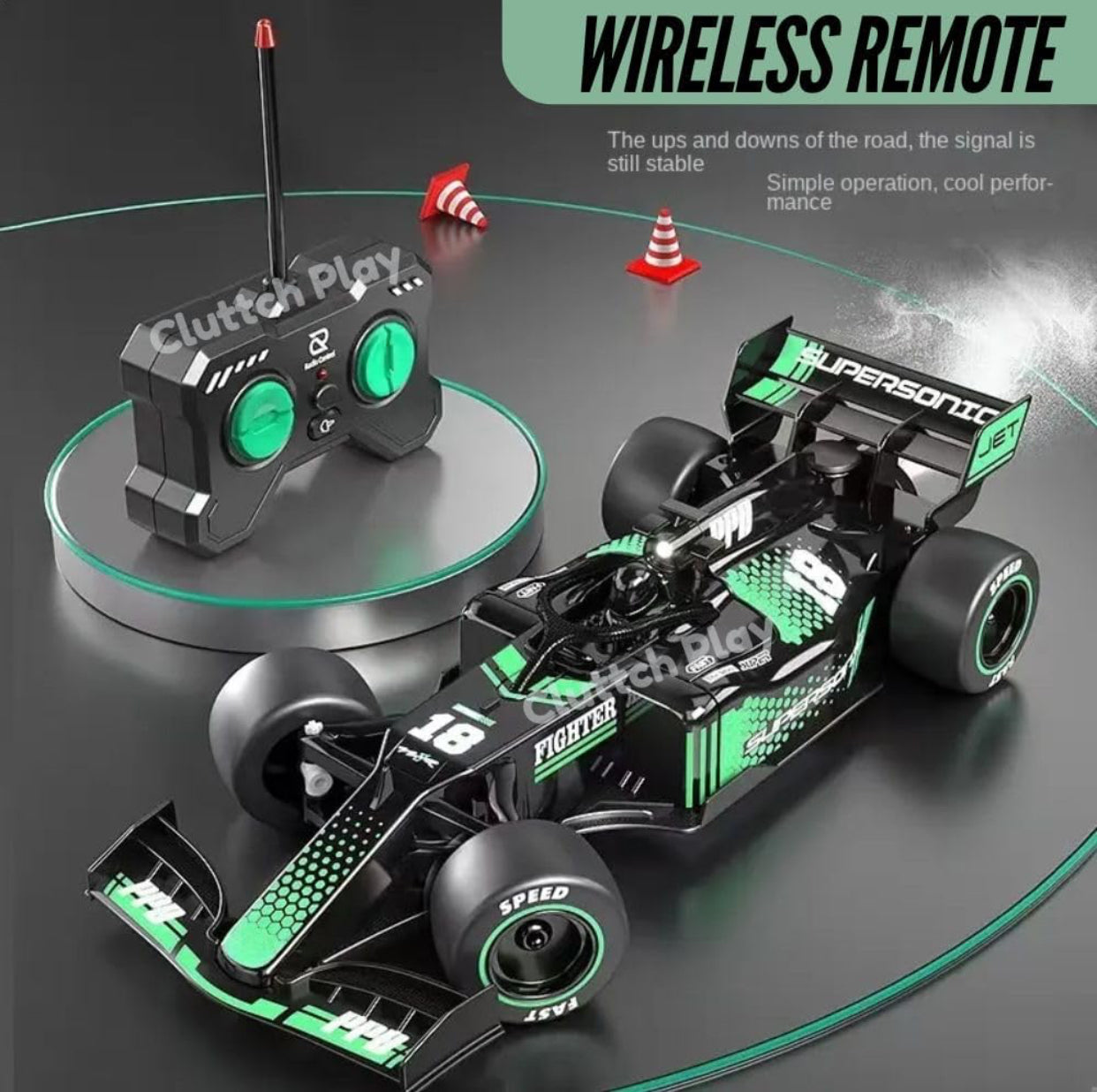 🏎️ Supersonic F1 Fighter RC Racing Car – High-Speed Wireless Remote Car