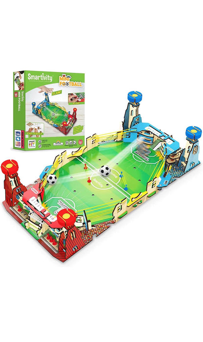 Smartivity Mini Football | DIY STEAM Building Kit for Kids 6-14 | Build Your Own Soccer Stadium | Learn Physics & Team Play | Eco-Friendly STEM Toy