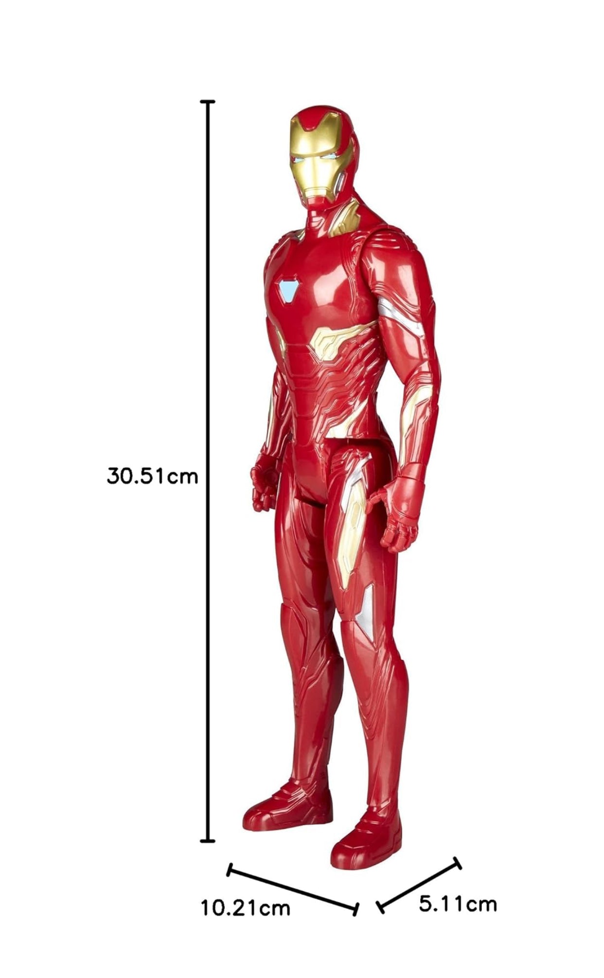 Marvel Avengers Infinity War – Iron Man Titan Hero Series Action Figure (12 Inch)