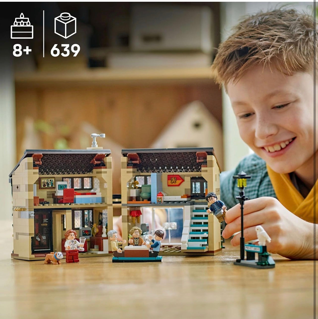 LEGO Harry Potter 76451 Privet Drive: Aunt Marge’s Visit Building Set (639 Pieces, Age 8+)