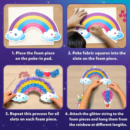 Skillmatics Poke-in Art - Magical Unicorn Dream Decor, Mess-Free Fun for Kids, DIY Craft Kits, Creative Activity, Gifts for Ages 4, 5, 6, 7, 8, 9