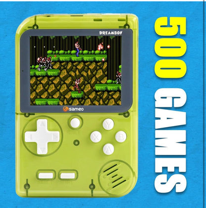 🎮 DREAMBOY Retro Handheld Game Console – 500 Classic Games | 3” LCD | Type-C Charging