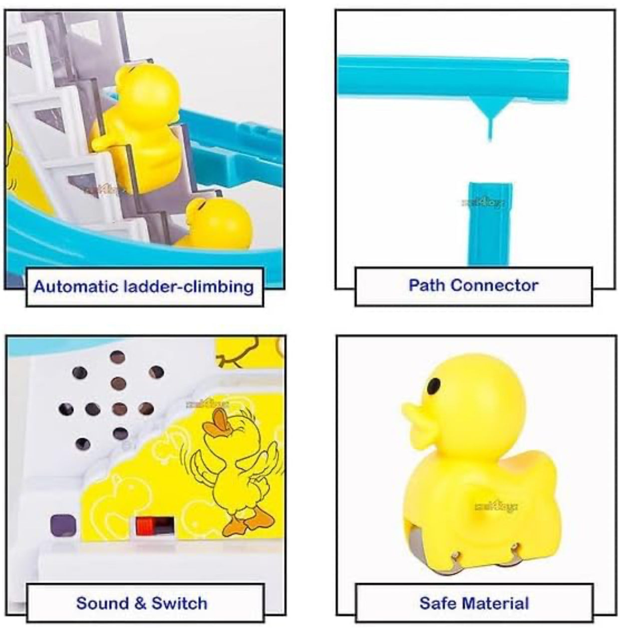 Small Duck Escalator Track Toy – Music, Lights & Moving Ducks!