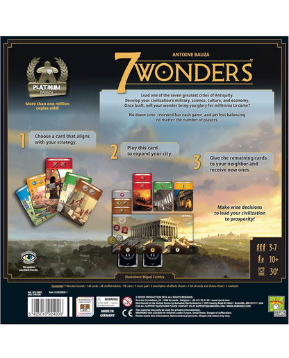 7 Wonders – Award-Winning Card Drafting Strategy Game