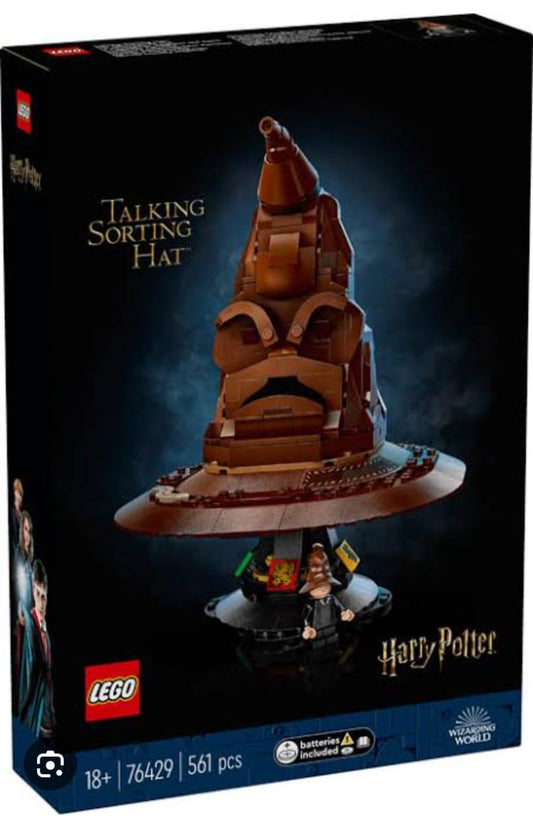 LEGO Harry Potter Talking Sorting Hat 76429 – Collectible Wizarding World Set (561 pcs, 18+)