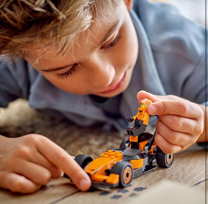 LEGO City F1 Driver with McLaren Race Car (60442) – Formula 1 Building Toy Set