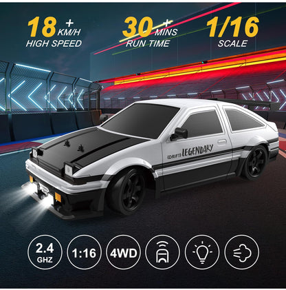 Legendary Drift RC Car – 2.4GHz High-Speed Drifting Machine