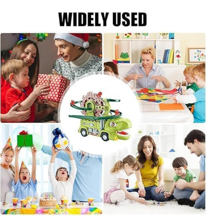 Dinosaur Spinning Track Adventure Truck – Lights & Moving Animals