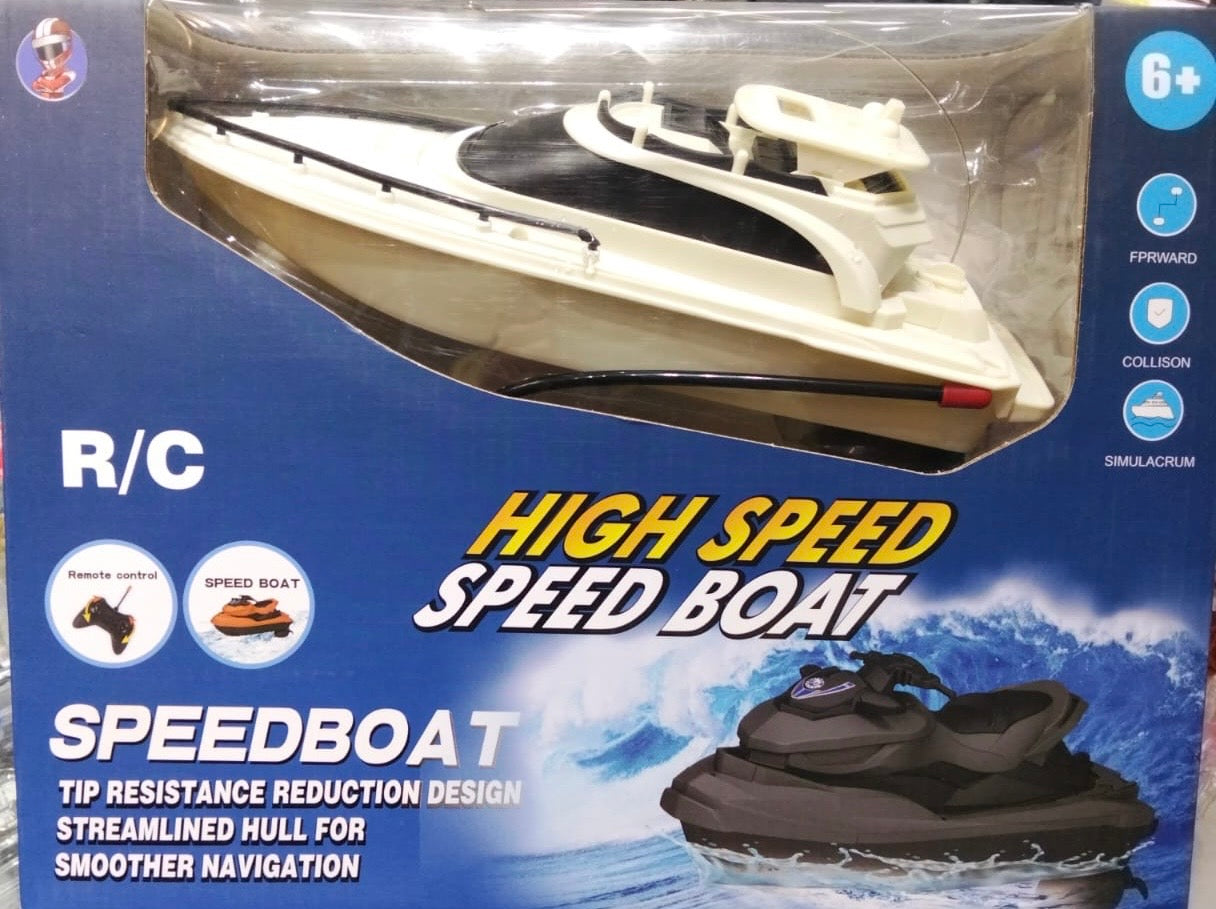 High Speed RC Speed Boat – 2.4GHz Remote Control Racing Boat for Kids & Adults