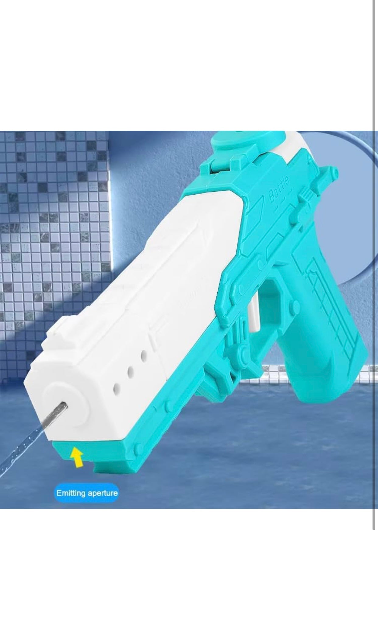 💦 Fierce Electric Water Gun – Rechargeable Summer Water Blaster for Kids