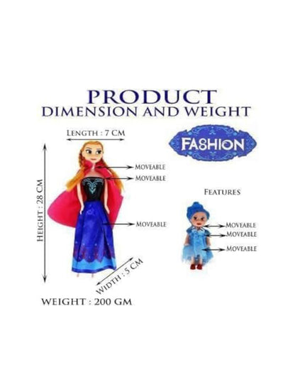 Sweet Fashion Princess Doll Gift Set – With Mini Doll, Shoes & Accessories (3+)