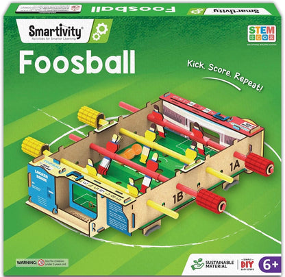 Smartivity Foosball STEM DIY Kit – Kick, Score, Repeat! (Age 6+)