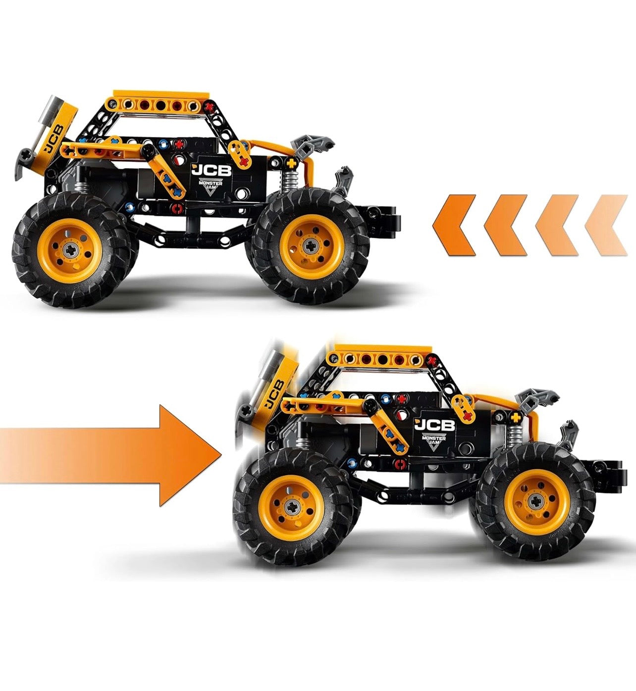 LEGO® Technic™ Monster Jam™ DIGatron™ Pull-Back (42199) – 218 Piece Monster Truck Building Toy