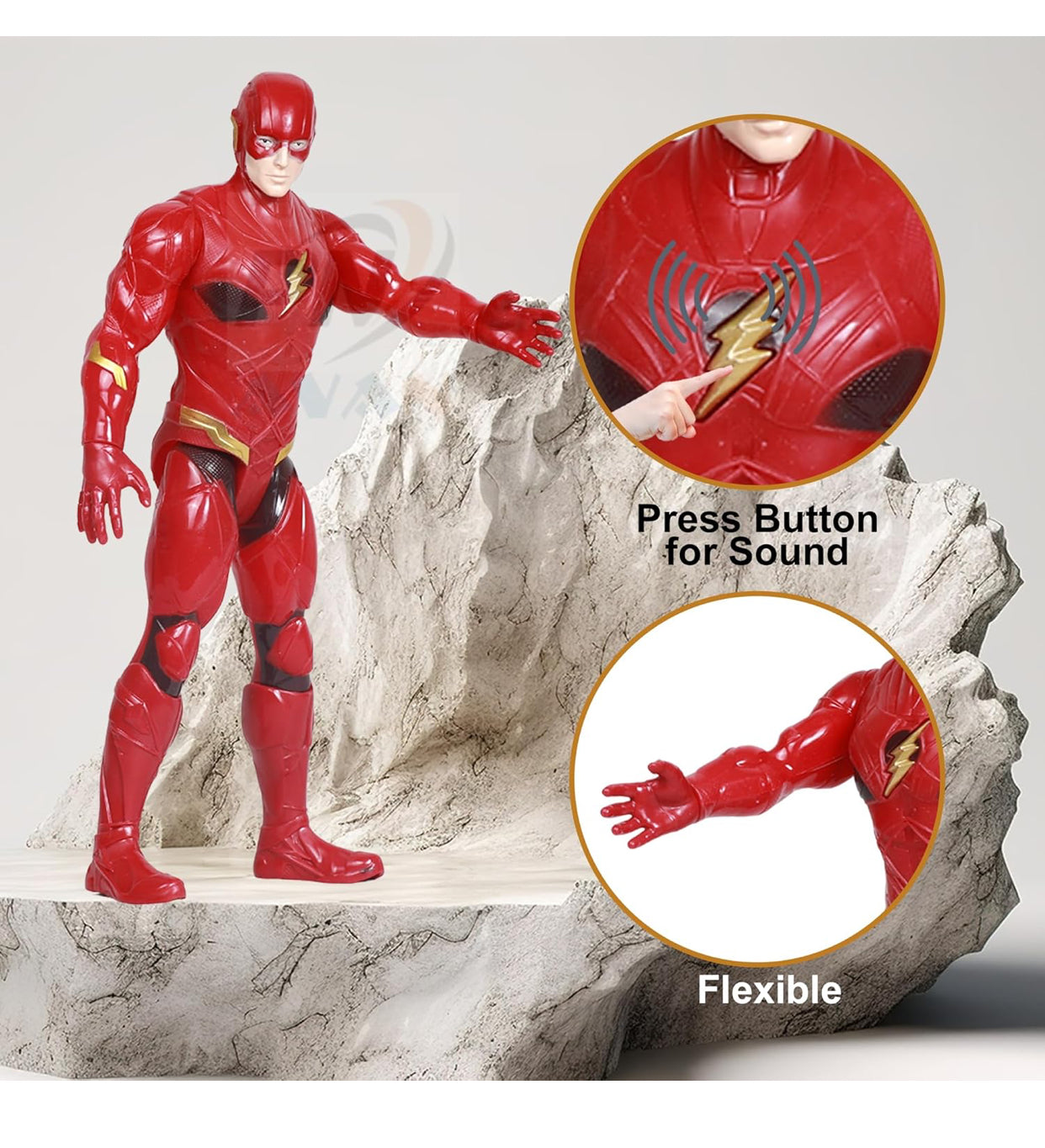 The Flash Action Figure – 12 Inch Superhero Toy