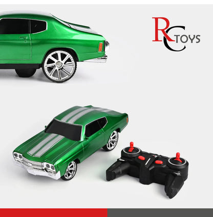 RC Classic Muscle Car – High-Speed Remote Control Car (Green Edition)