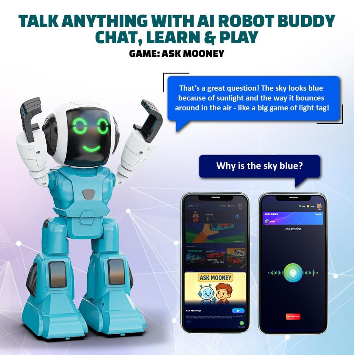 Smart RC Robot Toy for Kids | Voice Interaction, App Control & Dancing Robot