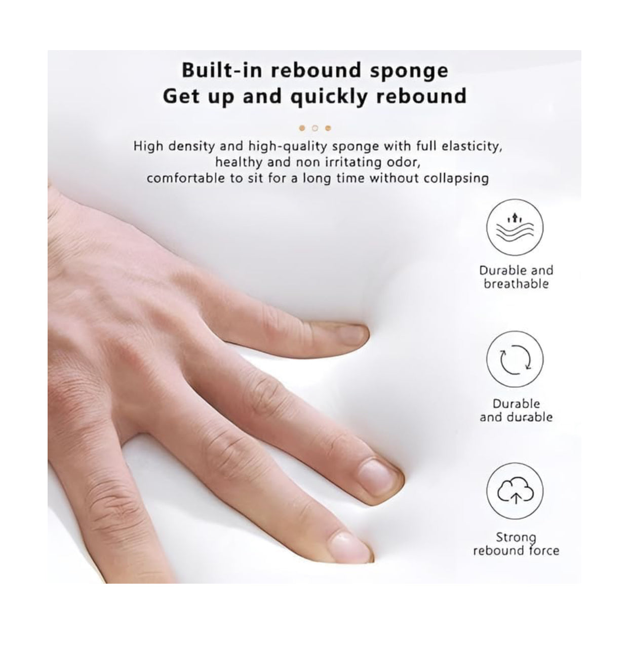 🪑 Modern Transparent Swivel Chair with Wheels – Comfort & Style Combined