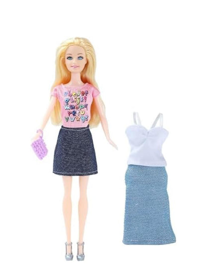 Beryl Fashion Doll Deluxe Dressing Set – With Outfits & Stickers (3+)