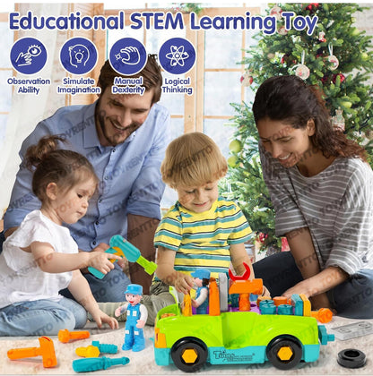 Kids Tool Truck Playset – Interactive Construction Vehicle Toy