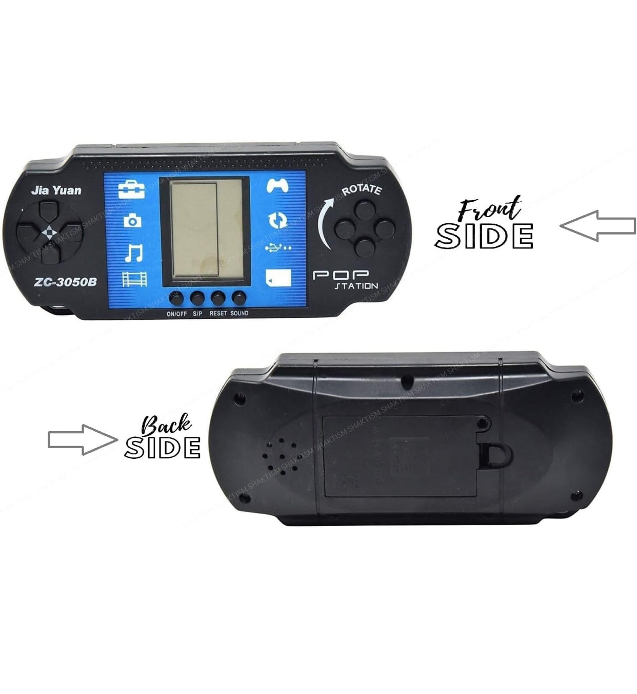 🎮 POP Station ZC-3050B – Classic Brick Game Handheld Console | Brain Training Game