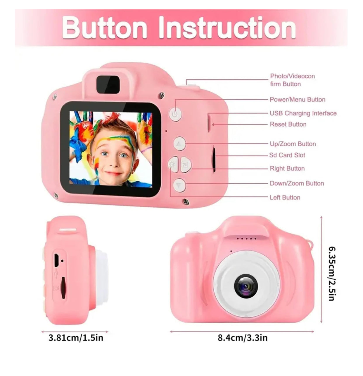Kids Digital Camera – Mini HD Fun Camera for Children