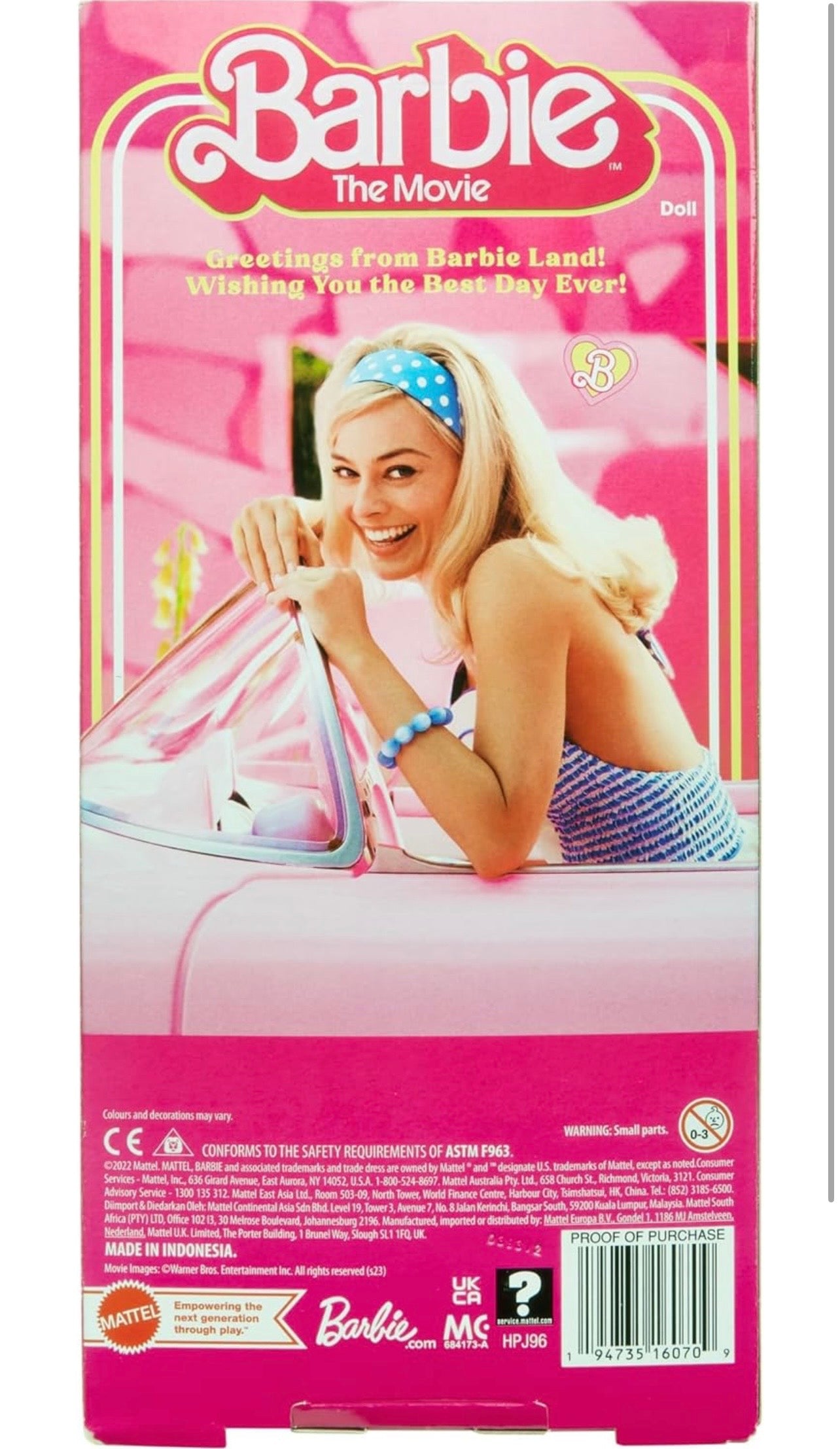 Barbie The Movie Doll – Pink Gingham Dress Classic Edition