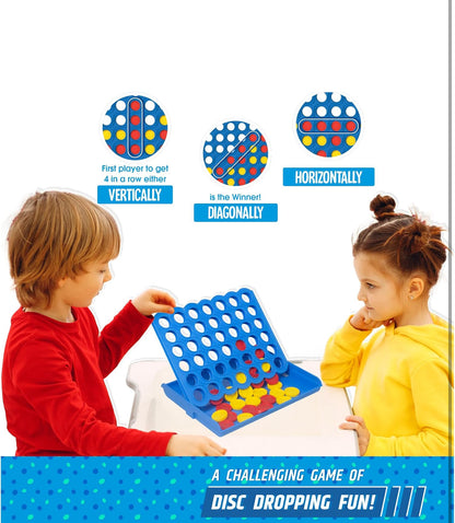 🔵🟡 Funskool Strike 4 – A Challenging Game of Disc-Dropping Fun!