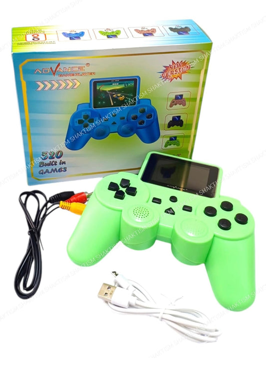 Pocket-Sized Arcade: Handheld Retro Gaming Console - 520 Games, TV Ready!