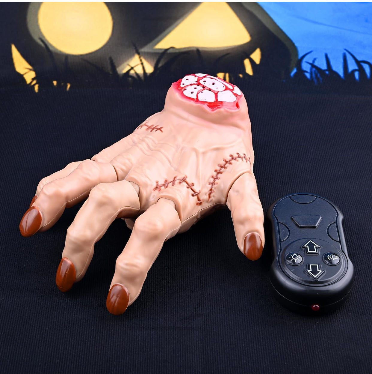 RC Creepy Crawling Hand – Remote Control Halloween Prank Toy