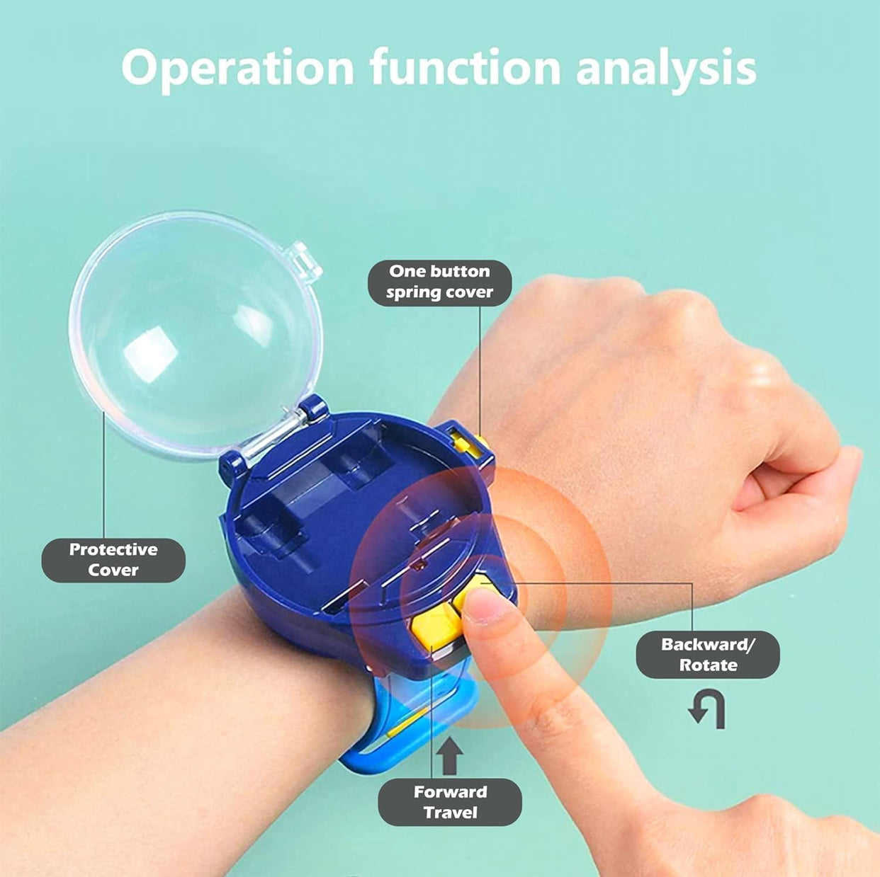 🚗 Remote Control Watch Car – Gesture Wrist RC Toy for Kids