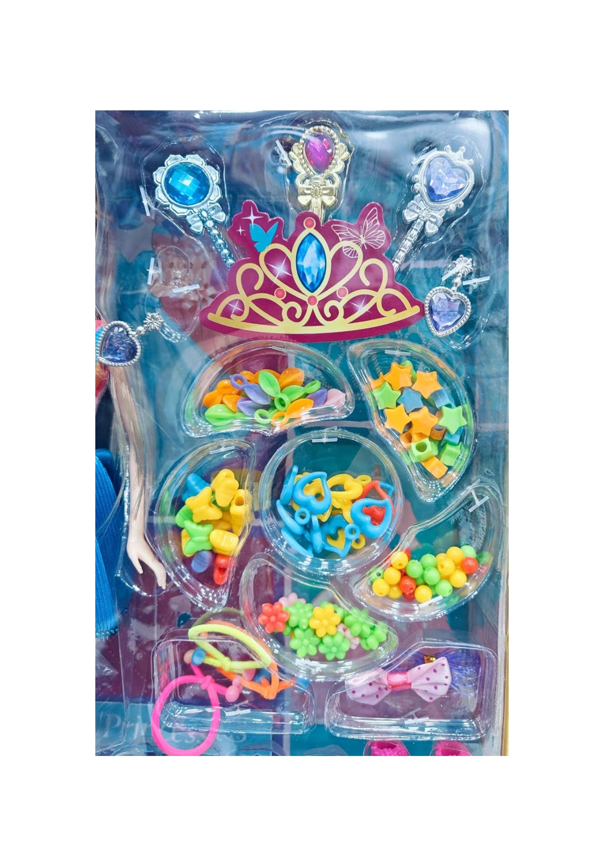 Princess Fashion Doll Gift Set – With Crowns, Jewelry, Shoes & Accessories