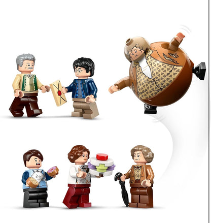 LEGO Harry Potter 76451 Privet Drive: Aunt Marge’s Visit Building Set (639 Pieces, Age 8+)