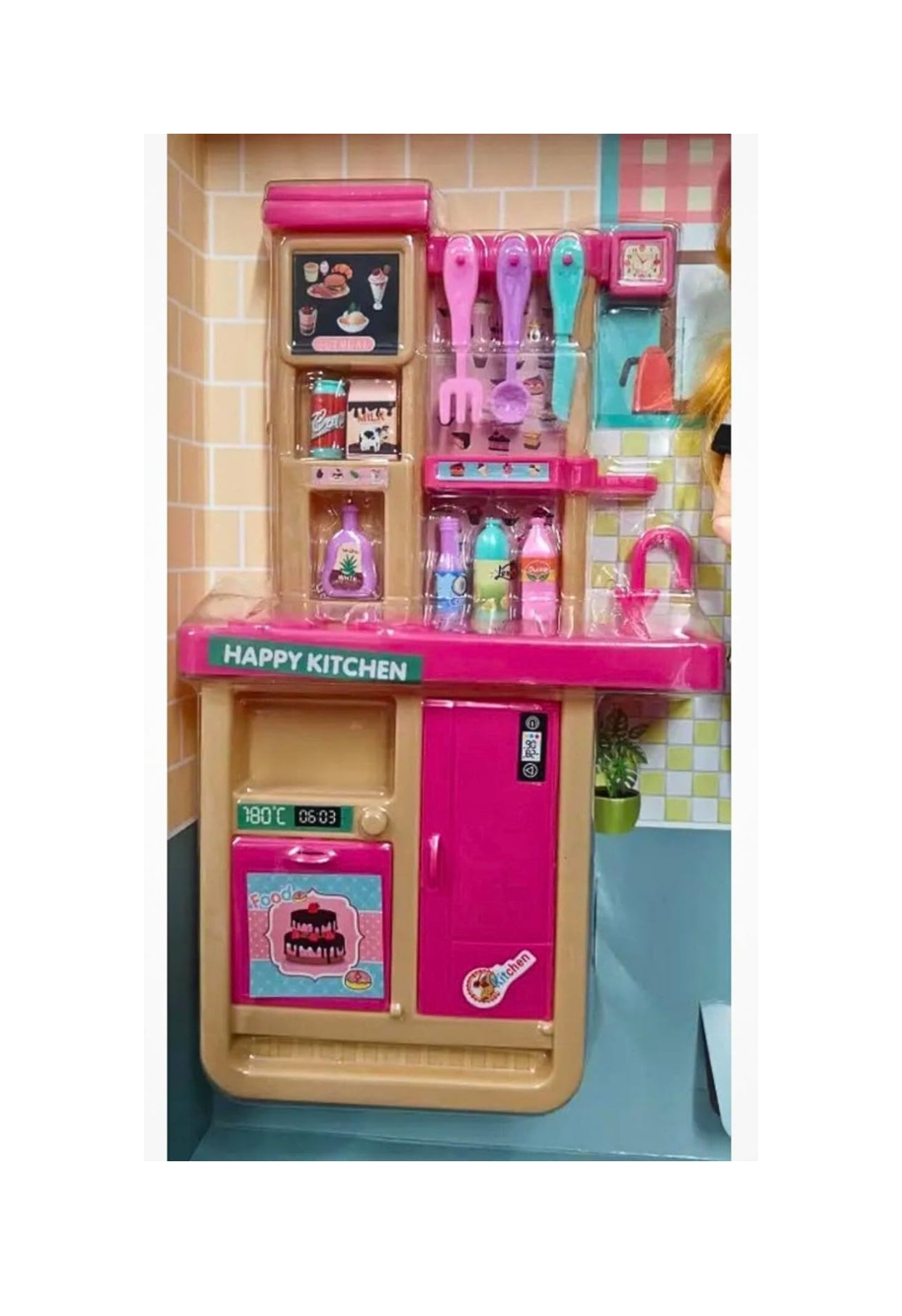 Chef Doll With Happy Kitchen Playset – Cooking Role-Play Toy for Kids