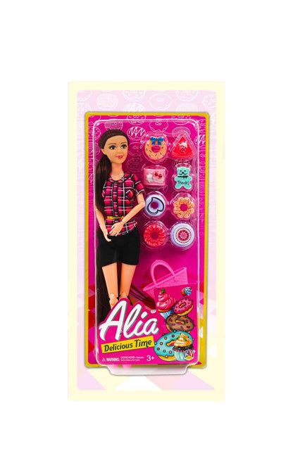 Alia Delicious Time Doll – Fashion Doll With Bakery Accessories (3+)