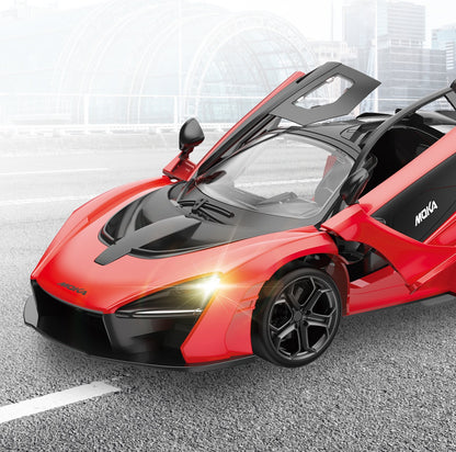 🚗 1:12 Scale MOKA Supercar Remote Control Car – Rechargeable, Opening Doors, LED Lights