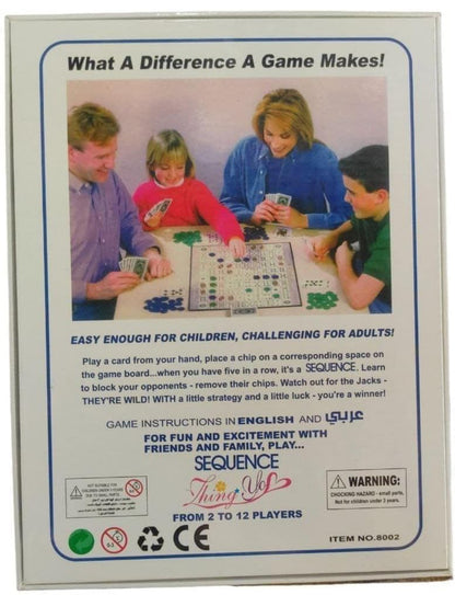 – Sequence Board Game


Sequence Strategy Board Game | Fun Family Board Game for Kids & Adults | Multiplayer Card & Strategy Game