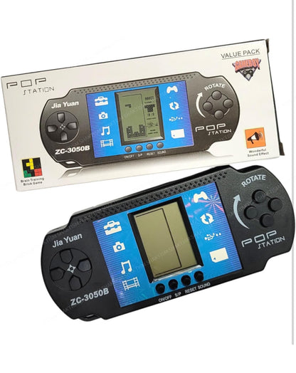 🎮 POP Station ZC-3050B – Classic Brick Game Handheld Console | Brain Training Game